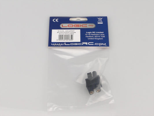 Logic RC Moulded Adapter Female EC3 to Tamiya Male LGL-ADAPT07