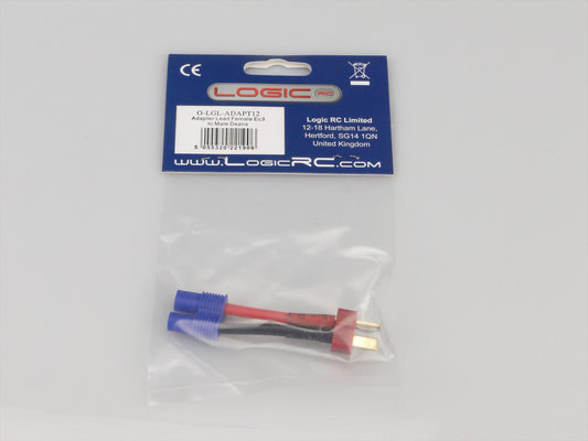 Logic RC Adapter Lead Female EC3 to Deans Male LGL-ADAPT12