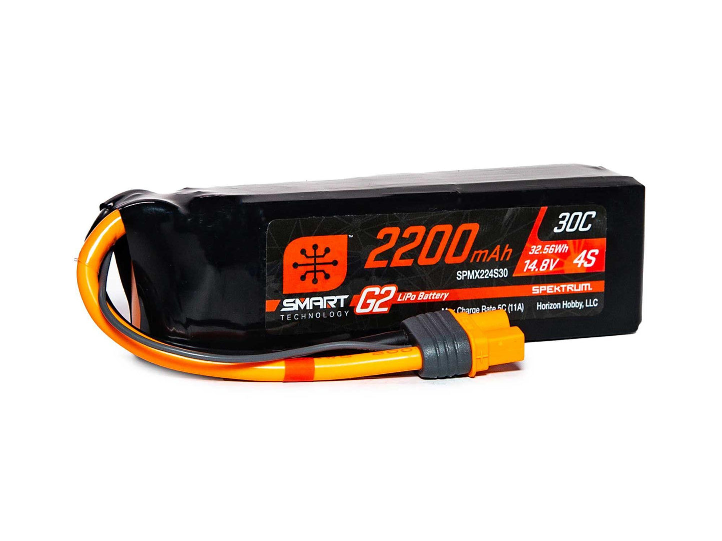 Spektrum 2200mAh 4S 14.8V SMART G2 30C IC3 SPMX224S30