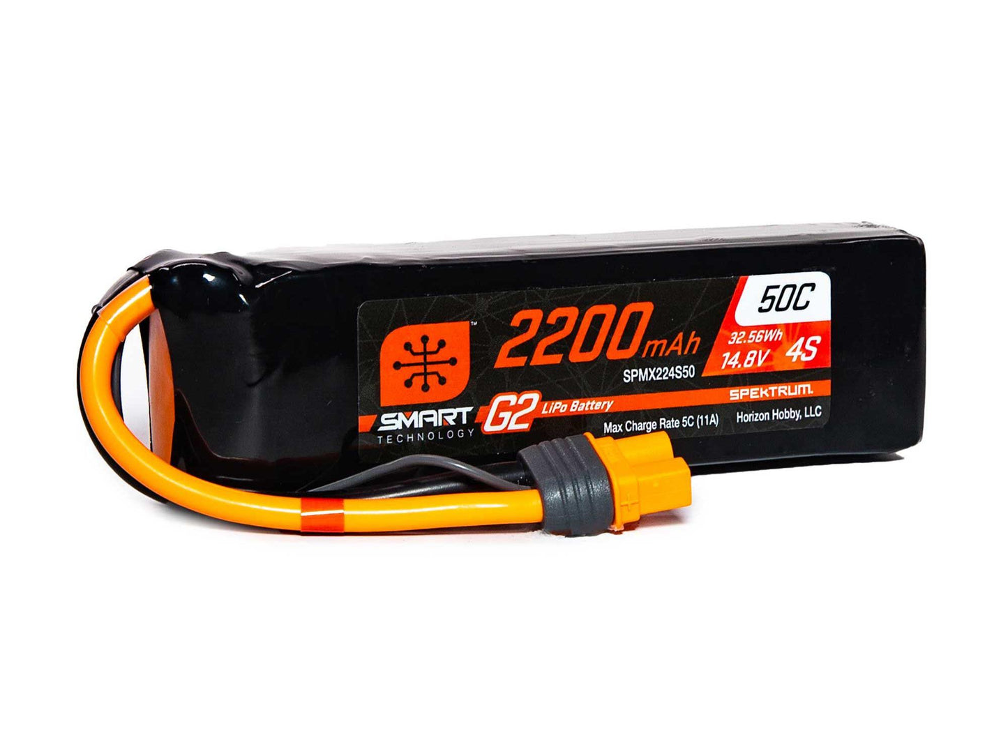 Spektrum 2200mAh 4S 14.8V SMART G2 50C IC3 SPMX224S50