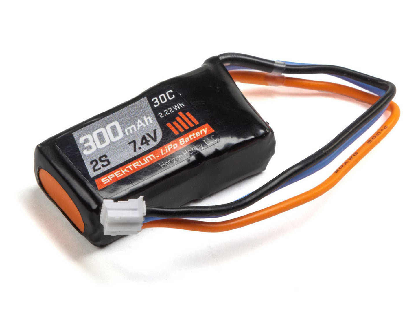 Spektrum 7.4V 300mAh 2S 30C LiPo Battery: PH SPMX3002S30