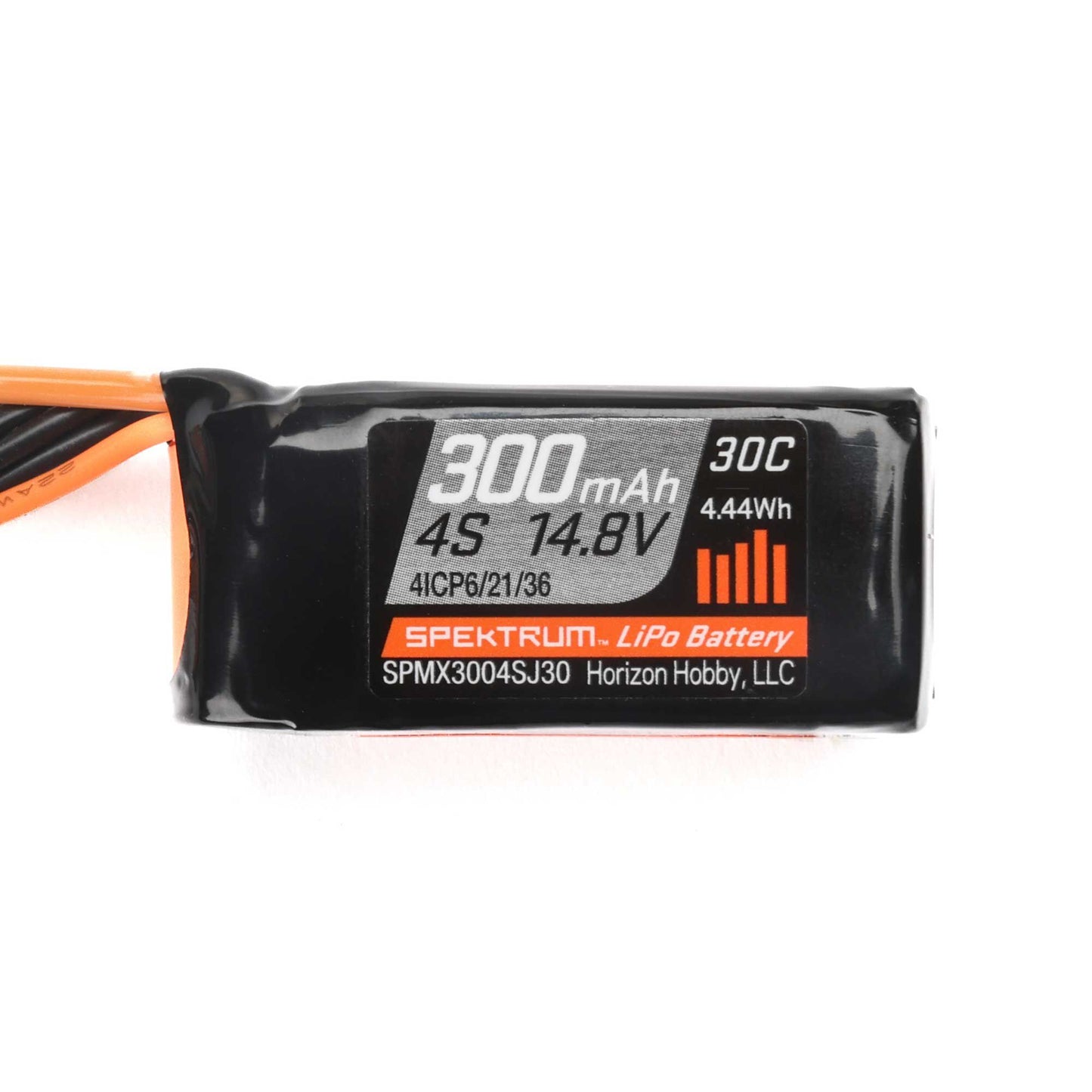 Spektrum 4S 14.8V 300mAh 30C LiPo Battery JST SPMX3004SJ30