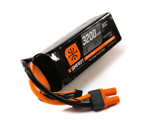Spektrum 3200mah 6S 22.2V Smart LiPo 30C; IC5 SPMX32006S30