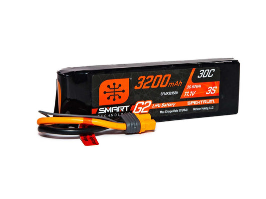 Spektrum 3200mAh 3S 11.1V SMART G2 30C IC3 SPMX323S30