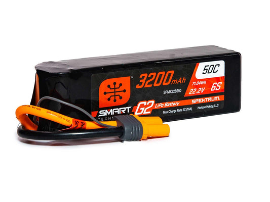 Spektrum 3200mAh 6S 22.2V SMART G2 50C IC5 SPMX326S50