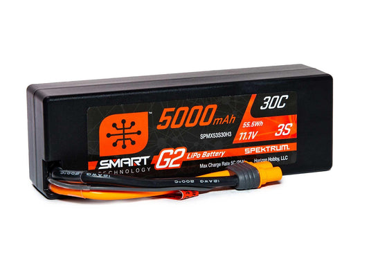Spektrum 5000mAh 3S 11.1V SMART G2 30C IC3 SPMX53S30H3