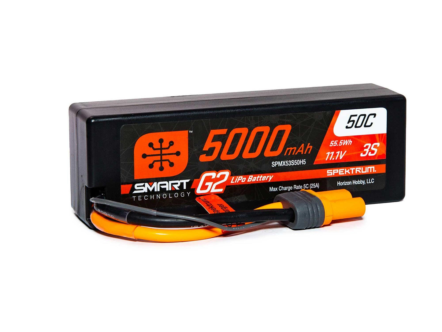 Spektrum 5000mAh 3S 11.1V SMART G2 50C IC5 SPMX53S50H5