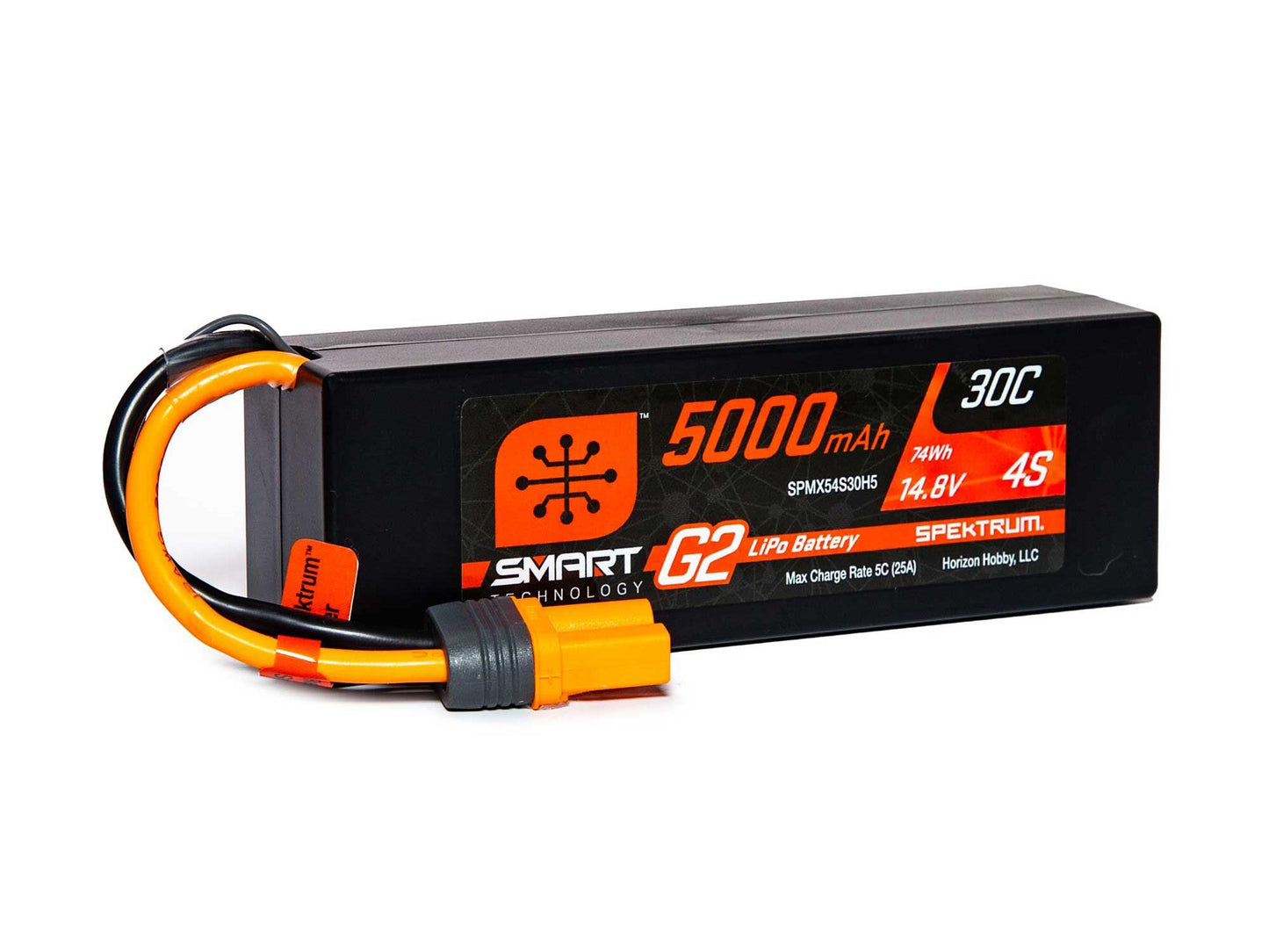 Spektrum 5000mAh 4S 14.8V SMART G2 30C IC5 SPMX54S30H5
