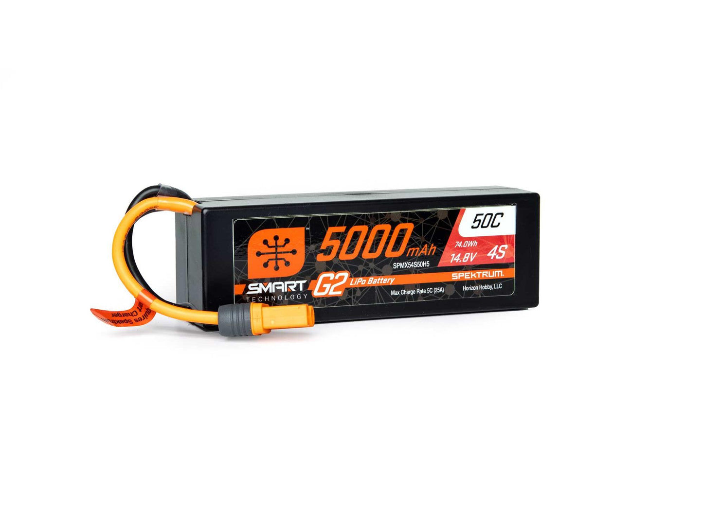 Spektrum 5000mAh 4S 14.8V SMART G2 50C IC5 SPMX54S50H5