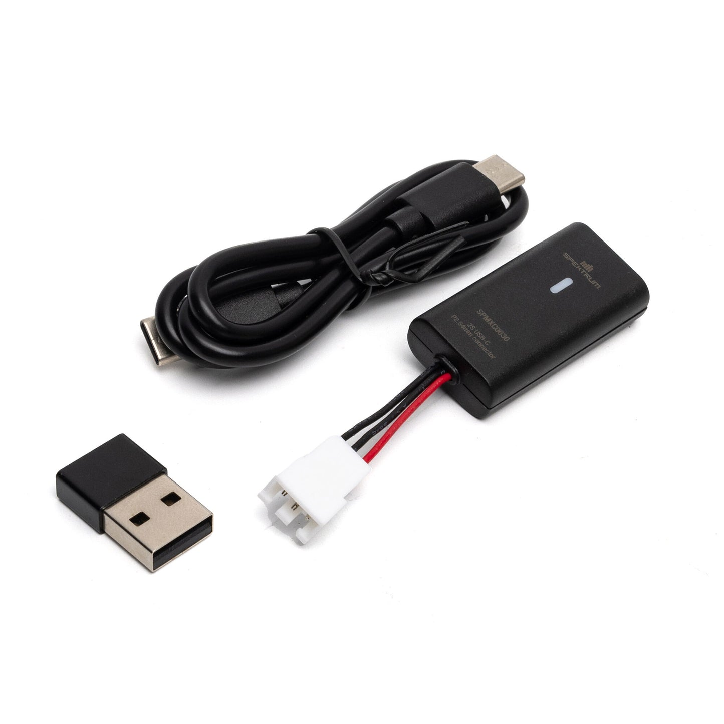 Spektrum 2S PH2.54 JST-XH 3-pin USB-C 500mAh Charger (SCX24, Micro) SPMXC0030