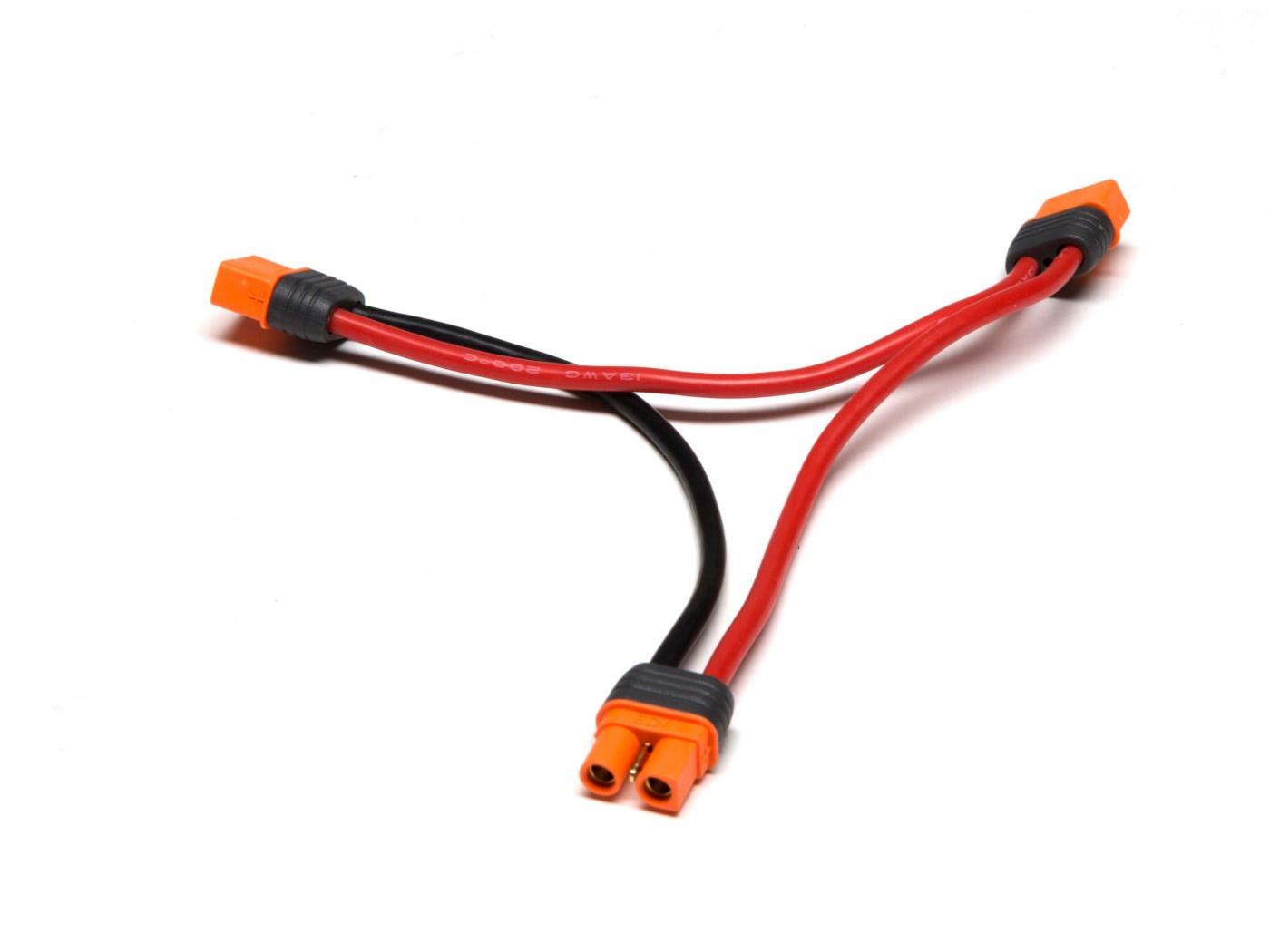 Spektrum IC3 Battery Series Harness 6" / 150mm; 13 AWG SPMXCA308