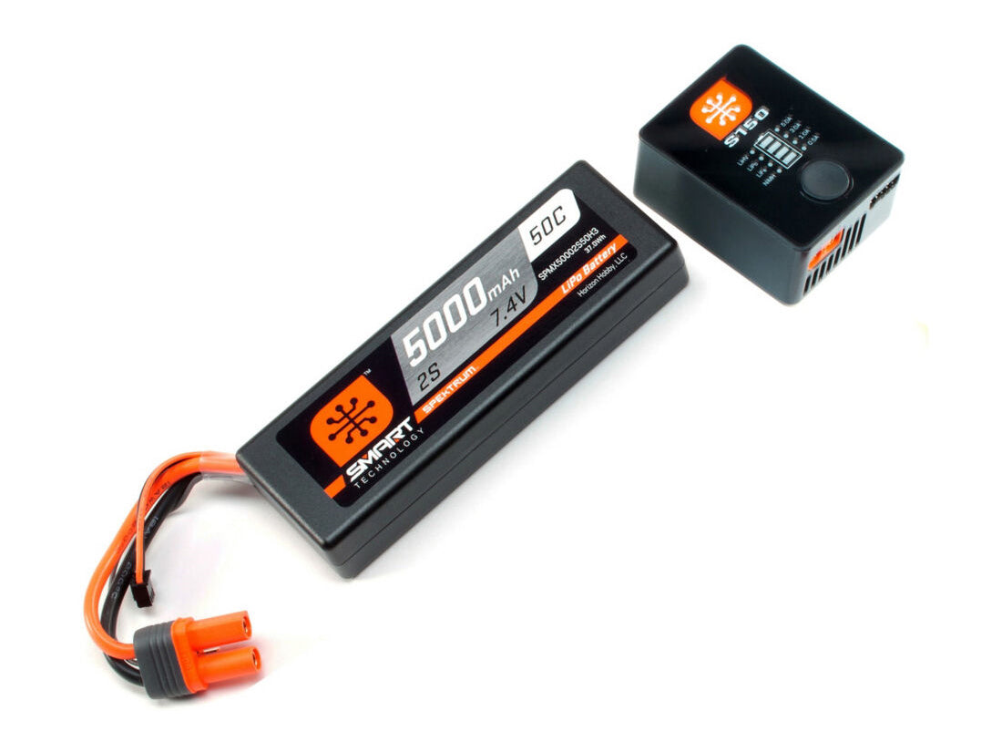 Spektrum Spektrum Smart PowerStage Bundle 2S 5000mAh IC3 SPMXPS2I