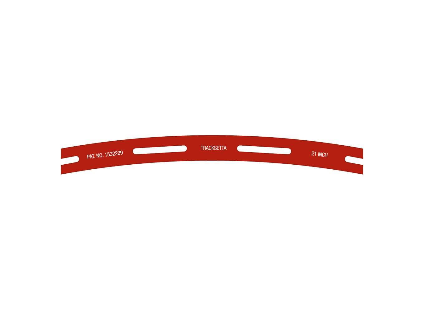 Tracksetta OOT21 Template 21" Radius HO/OO Gauge