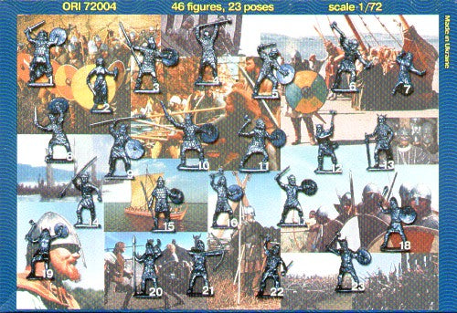 Orion Figures ORI72004 1:72 Vikings VIII-XI century