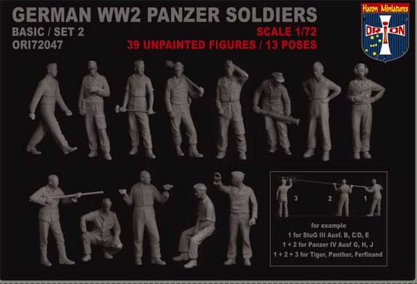 Orion Figures ORI72047 1:72 German Panzer Soldiers