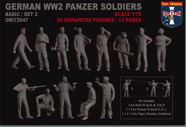 Orion Figures ORI72047 1:72 German Panzer Soldiers