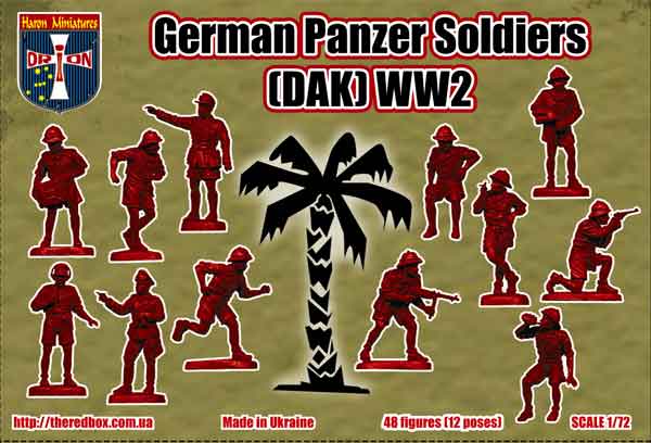 Orion Figures ORI72063 1:72 Afrika Korps Panzer Soldiers