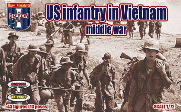Orion Figures ORI72070 1:72 US infantry in Vietnam