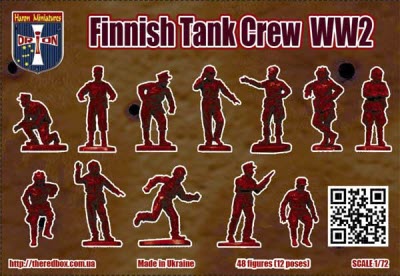 Orion Figures ORI72071 1:72 Finnish Tank Crew WW2
