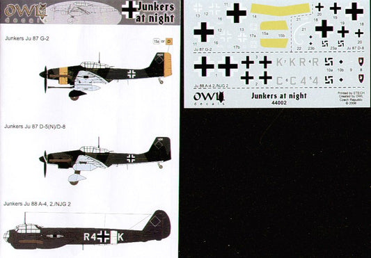 Owl OWL44002 1:144 Junkers at Night