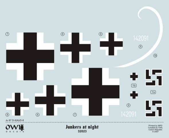 Owl OWLDS32023 1:32 Junkers Ju-87D-5