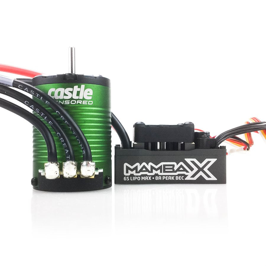 Castle Creations Mamba X, Sensored, 25.2V WP Esc & 1406-6900kV Combo CC010-0155-03