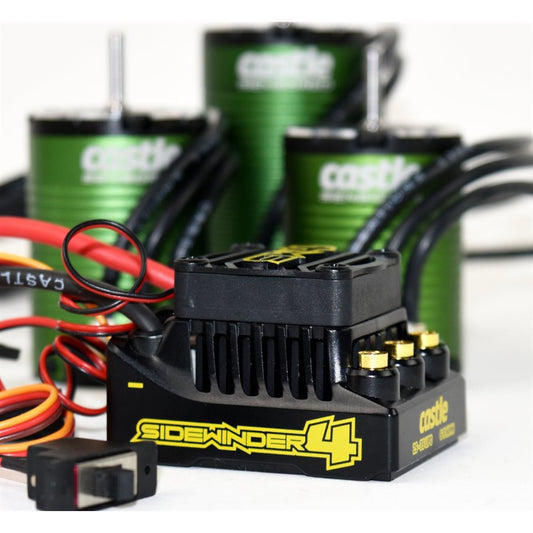 Castle Creations SW 4, 12.6V, SENSORLESS ESC W/1412-3200 5mm SENSO CC010-0164-11