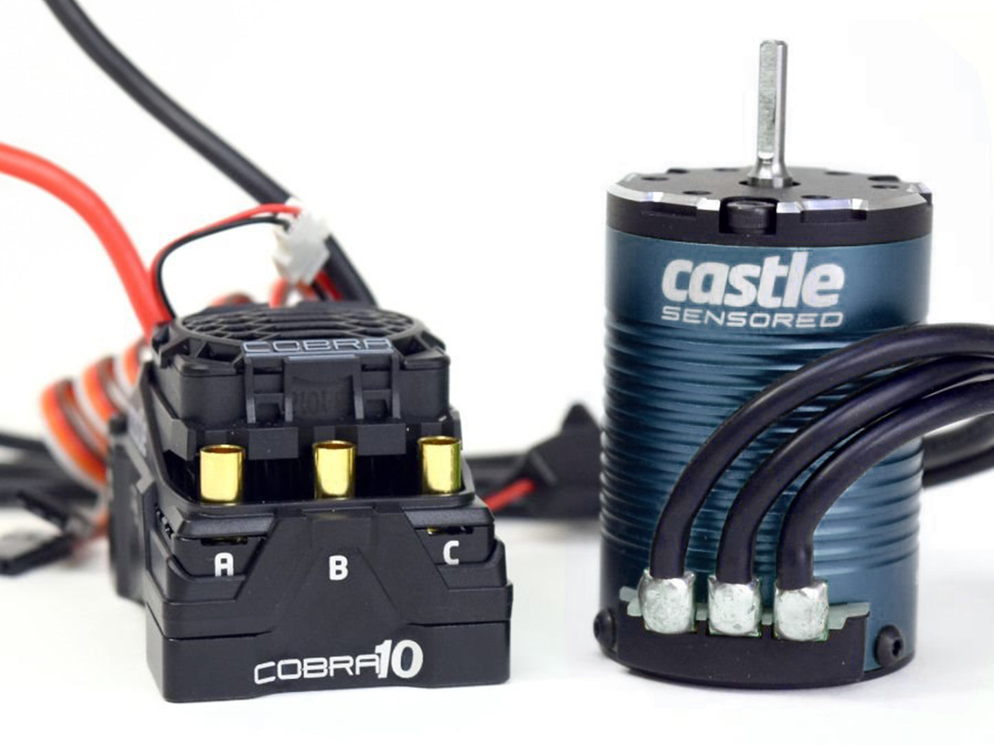 Castle Creations COBRA 10, 6S MAX, 8A W/1406-1900KV SENSORED MOTOR CC010-0174-05