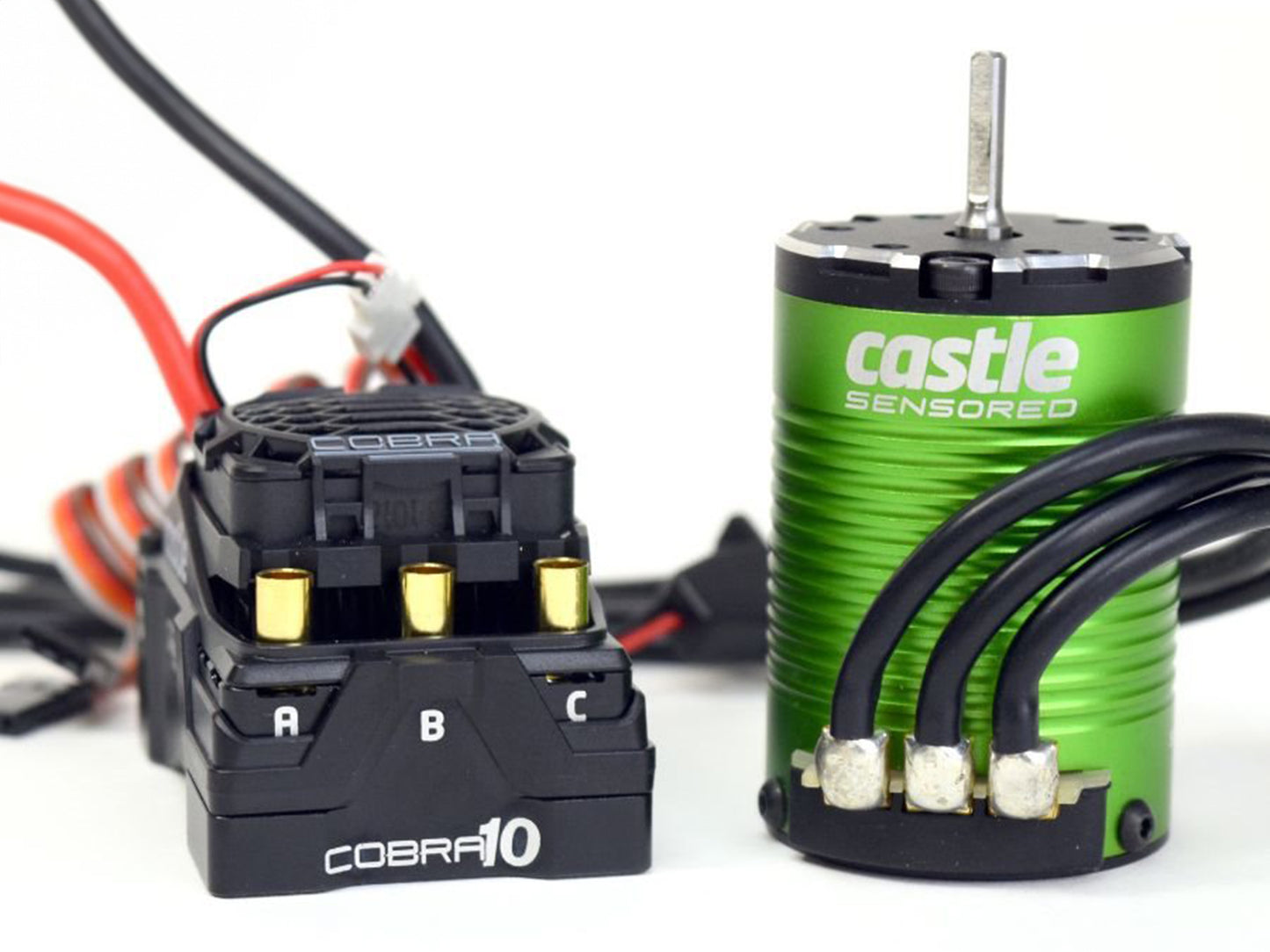 Castle Creations COBRA 10, 6S MAX, 8A W/1410-3800KV SENSORED MOTOR CC010-0174-09