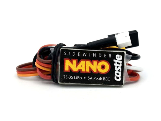 Castle Creations Sidewinder Nano Micro PnP ESC, 12.6V CC010-0176-01