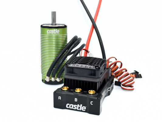 Castle Creations COBRA 5, 8S, 33.6V ESC 20A PEAK BEC W/1721-1260KV CC010-0179-03