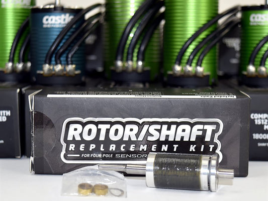 Castle Creations ROTOR/SHAFT REPLACEMENT KIT 1515-2200Kv V2 CC011-0166-00