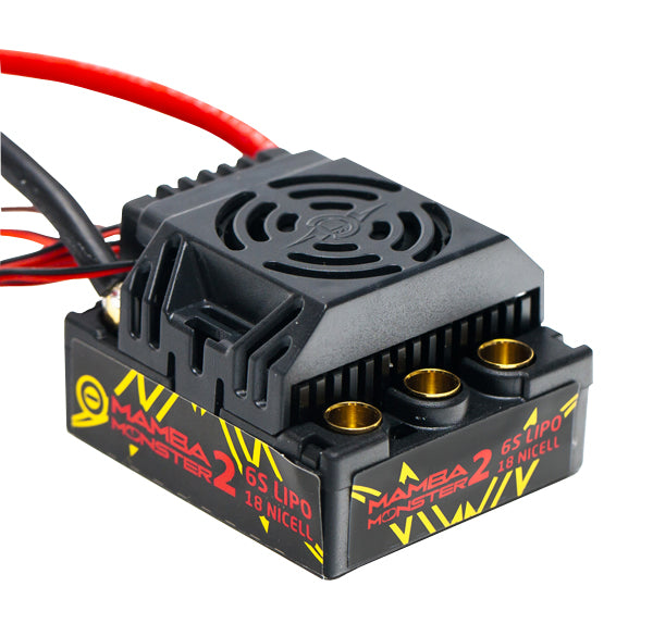 Castle Creations Mamba Monster 2 1:8th 25V Extreme Car ESC, Waterproof CC10800