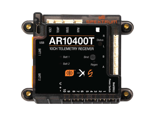Spektrum AR10400T 10 Channel PowerSafe Telemetry Receiver SPMAR10400T
