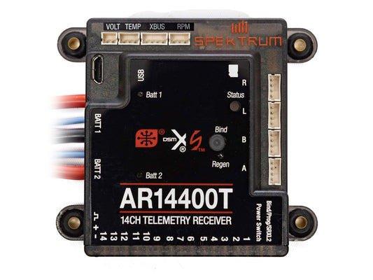Spektrum AR14400T 14 Channel PowerSafe Telemetry Receiver SPMAR14400T