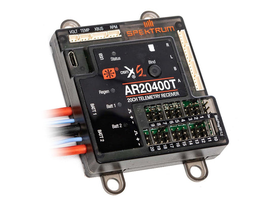Spektrum AR20400T 20 Channel PowerSafe Telemetry Receiver SPMAR20400T