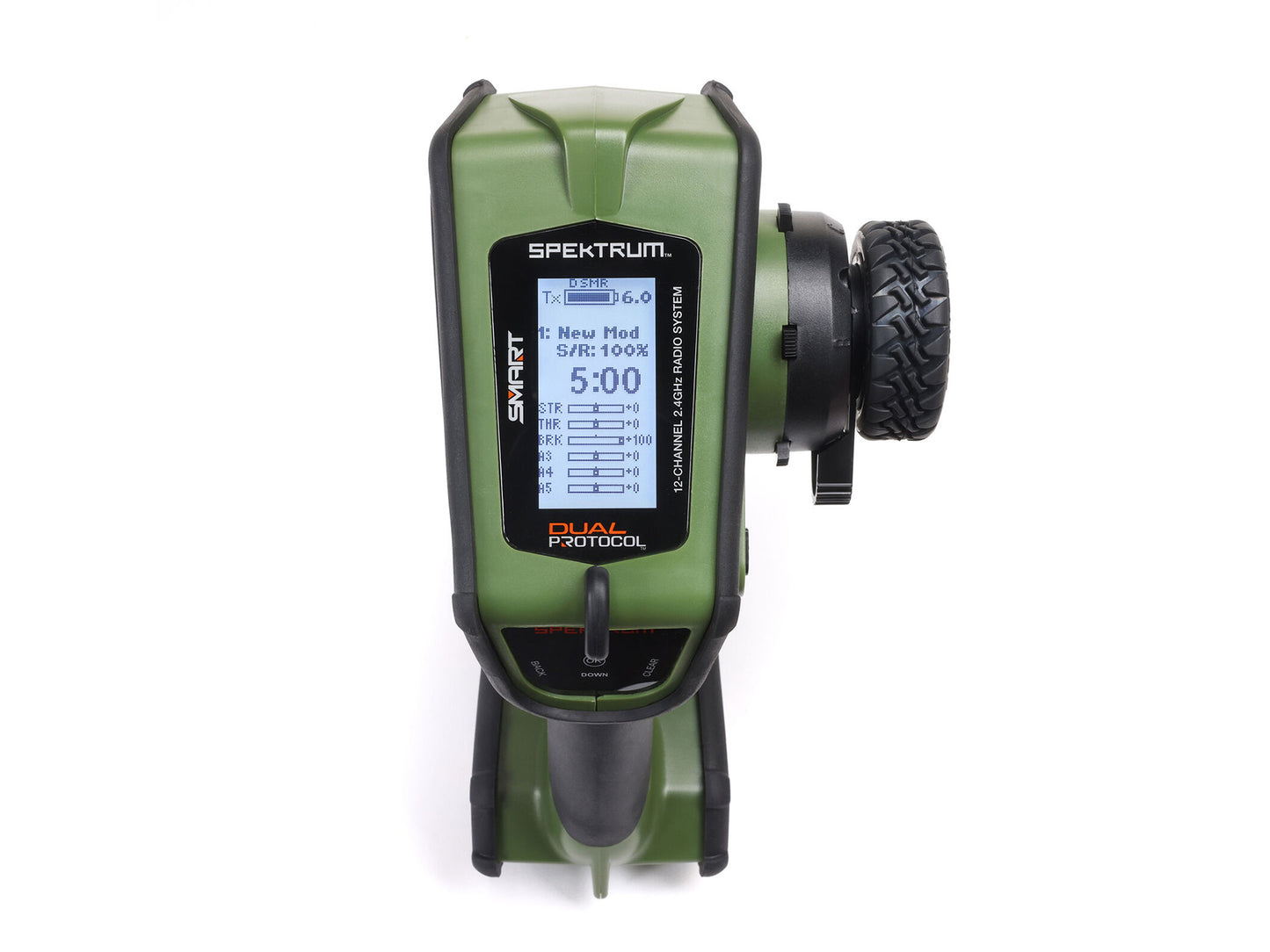 Spektrum DX Rugged+ 12-Channel DSMR+ Transmitter, Green SPMR6220G