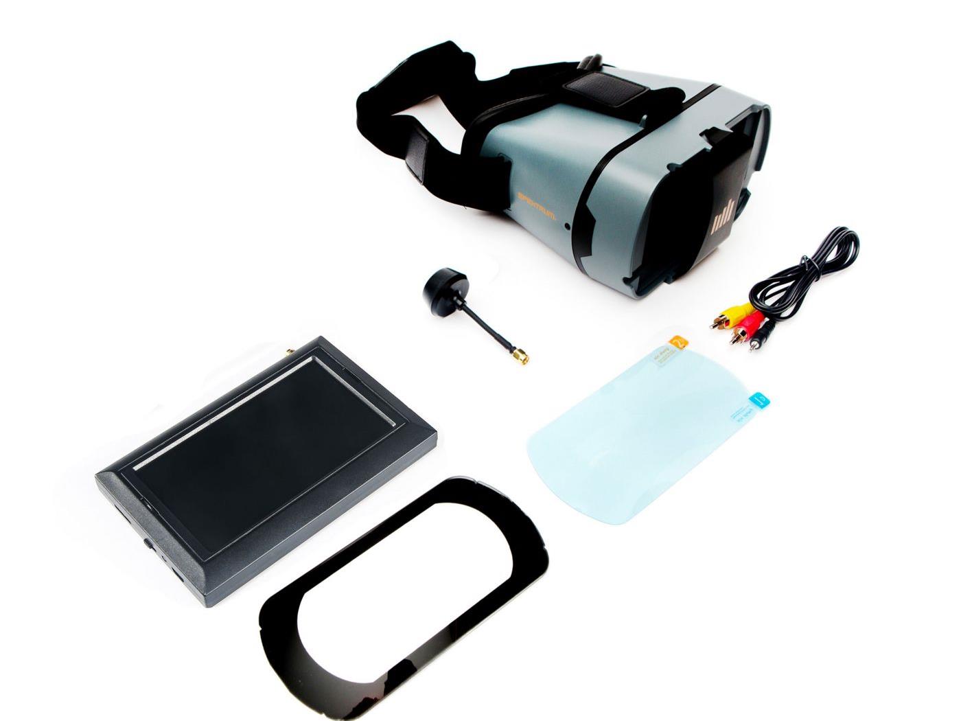 Spektrum 4.3 FPV Video Monitor with DVR and Headset SPMVM435C