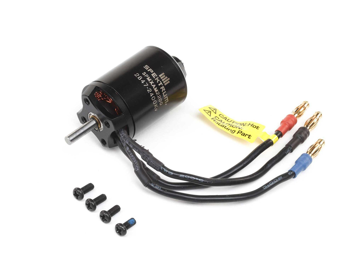 Spektrum BL Outrunner Motor: 2847-2400Kv 6-Pole SPMXAM2200