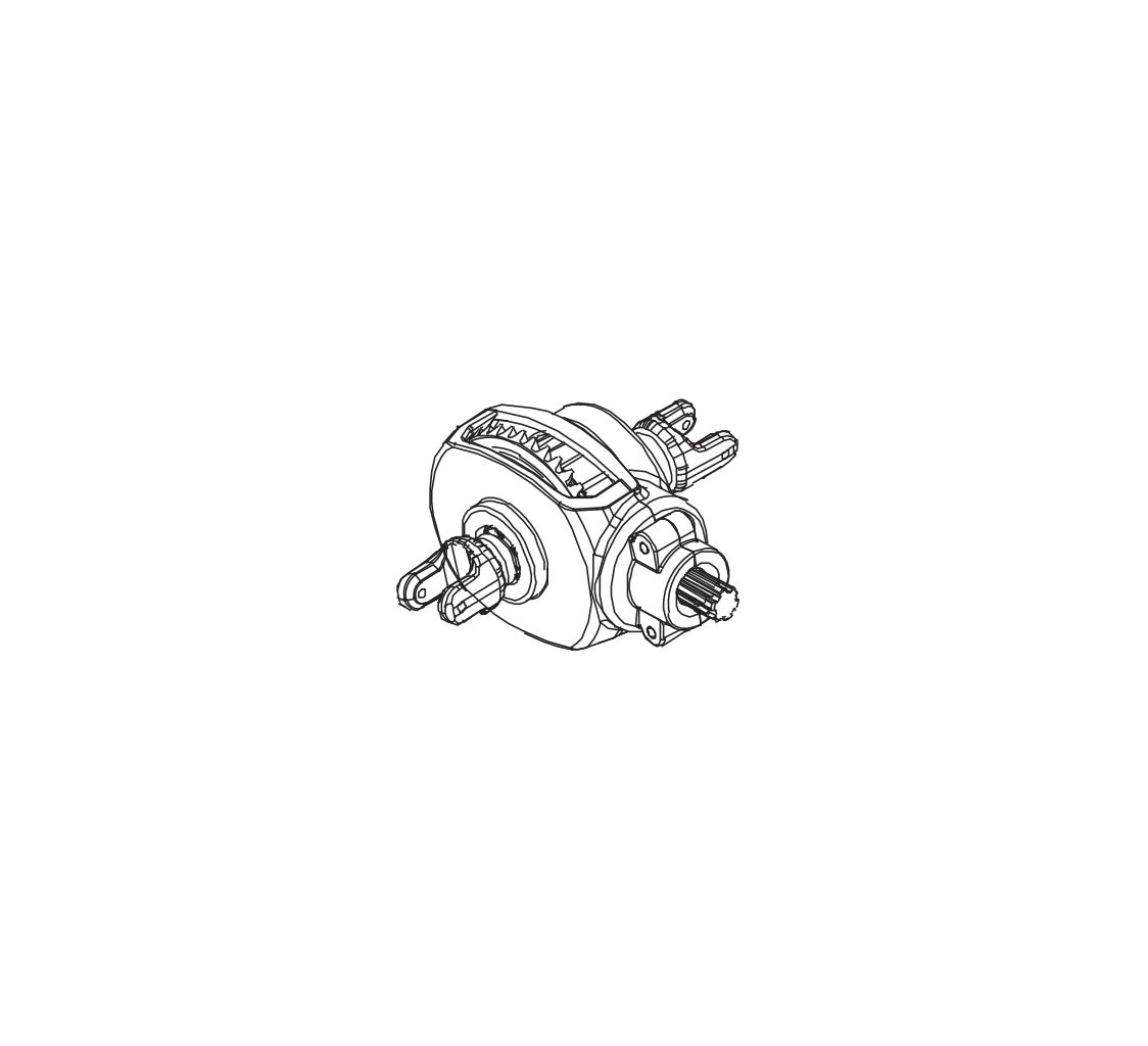 PD Racing 4S Differential Gear Box Assembly 1:10 860-012