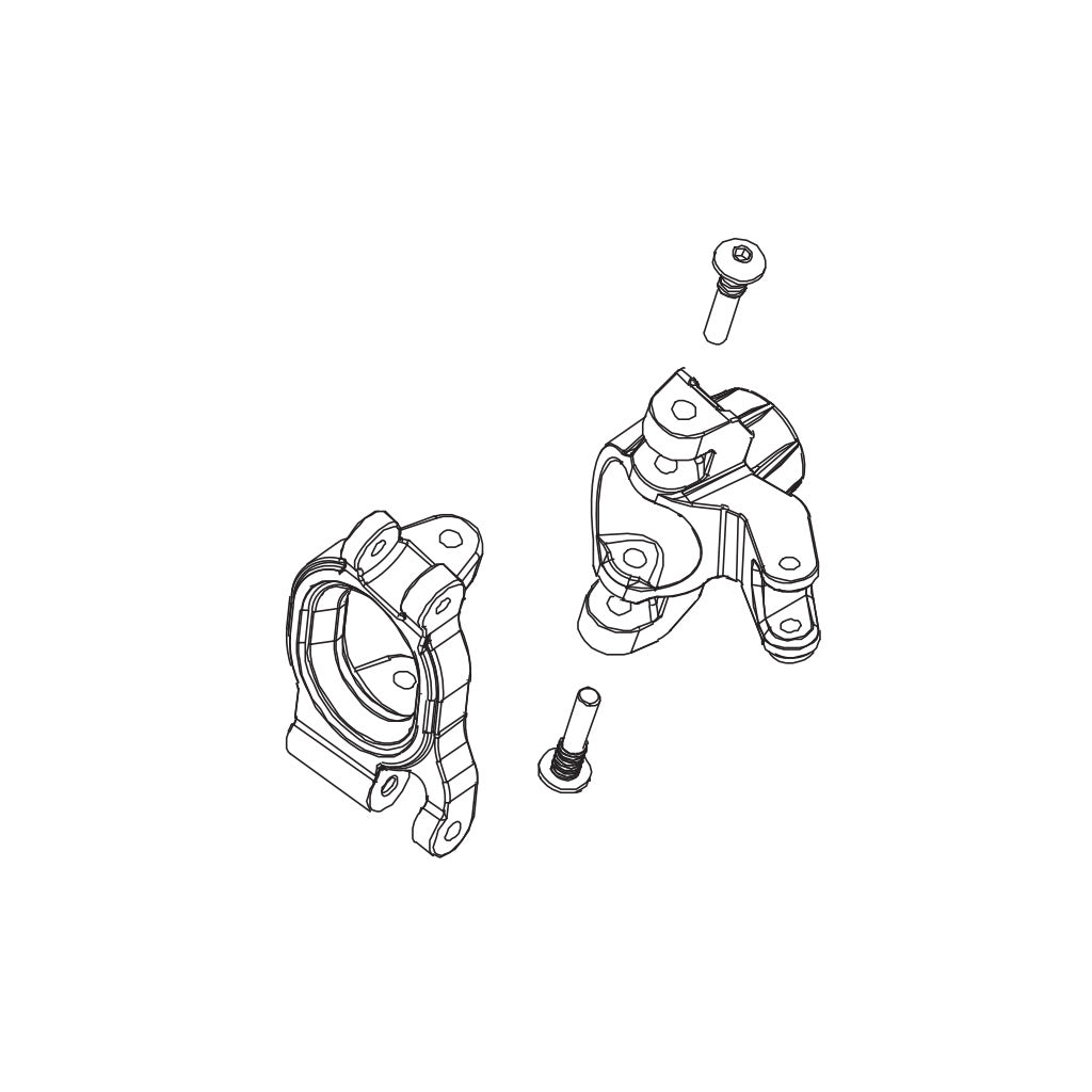 PD Racing Front Right C Hub 1:10 861-006