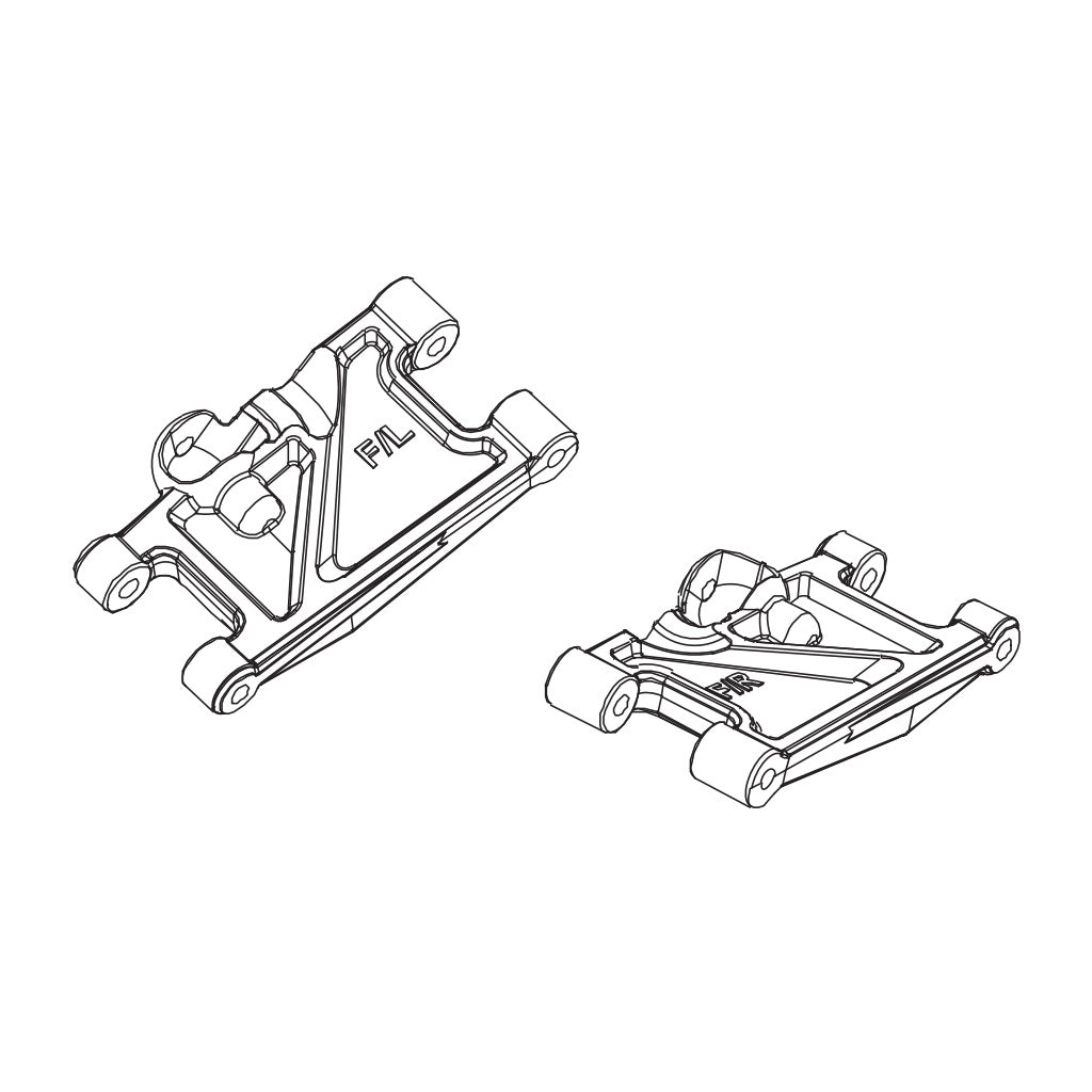 PD Racing Front Lower Suspension Arm 2pcs 1:10 861-012