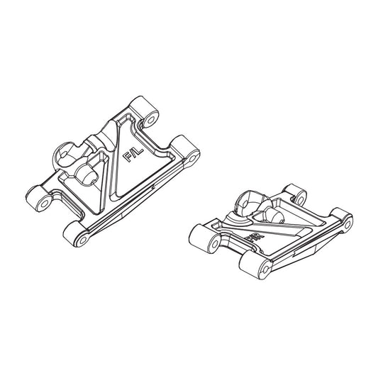 PD Racing Front Lower Suspension Arm 2pcs 1:10 861-012