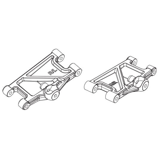 PD Racing Rear Lower Suspension Arms 2pcs 1:10 861-013