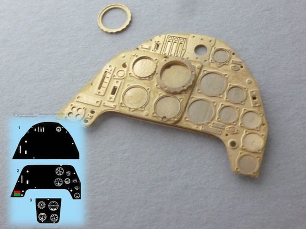 Airscale ASPE24GUS 1:24 Messerschmitt Bf-109G-2/G-6 Instrument Panel