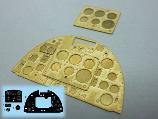 Airscale ASPE24SPIT 1:24 Supermarine Spitfire Mk.Ia/Vb Instrument Panel