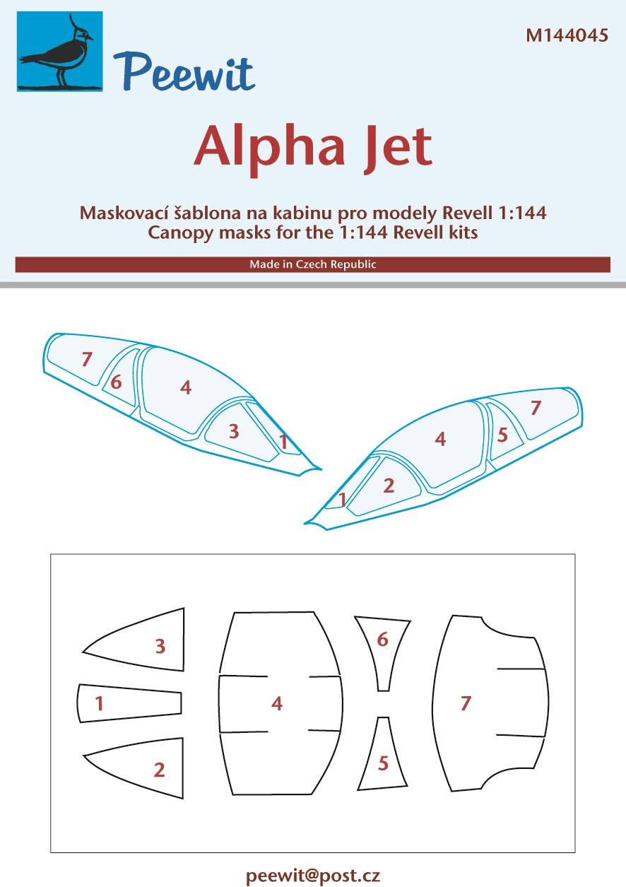 Peewit PEE144045 1:144 Dassault Alpha Jet