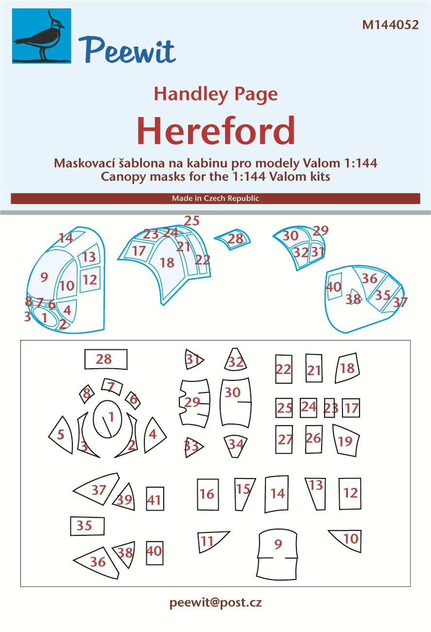 Peewit PEE144052 1:144 Handley-Page Hereford