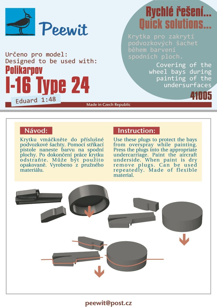 Peewit PEE41005 1:48 Polikarpov I-16 Type 24