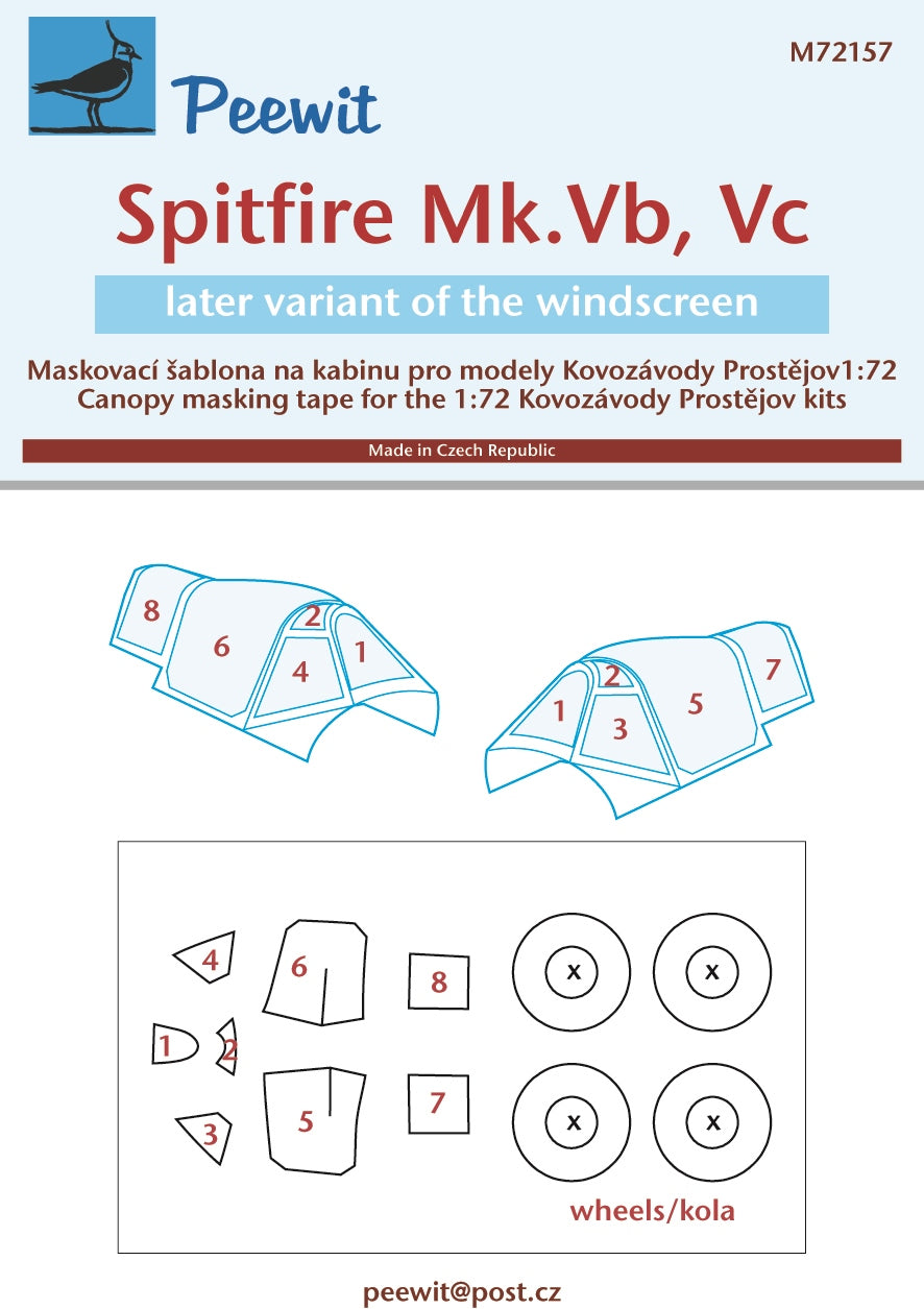 Peewit PEE72157 1:72 Supermarine Spitfire Mk.Vb